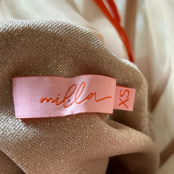 Milla Misty rose tulle midi dress with a corset bustier size XS - Picture 10 of 14